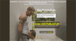 Desktop Screenshot of gaypublicfun.com